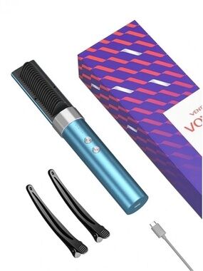 Ventris Cordless Blue Heated Straightening Comb